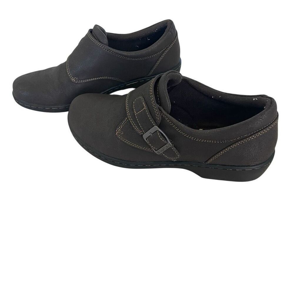 Eastland Brown Leather Sherri Shoe Women’s Size 10 10W Slip On Comfort Walking